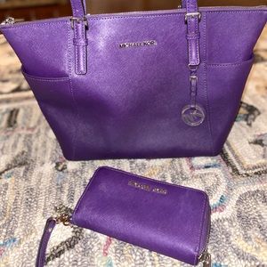 Michael Kors purse and wallet